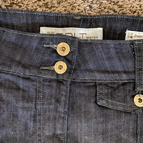 Salt Works Jeans 31 Green Street Bootcut Dark Blue Stretch Denim Boot Cut 12 - Picture 4 of 7